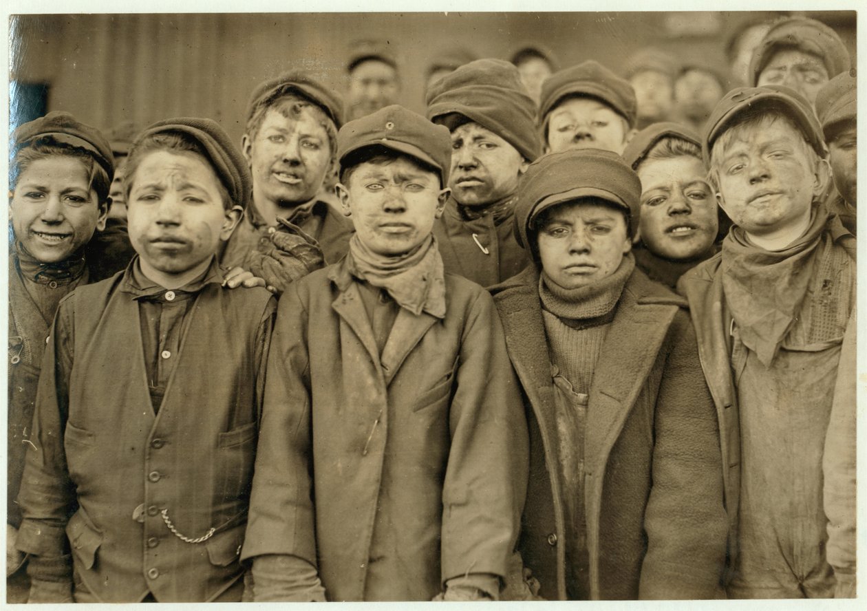 Myndskreyting fyrir Dombey og Son by Lewis Wickes Hine