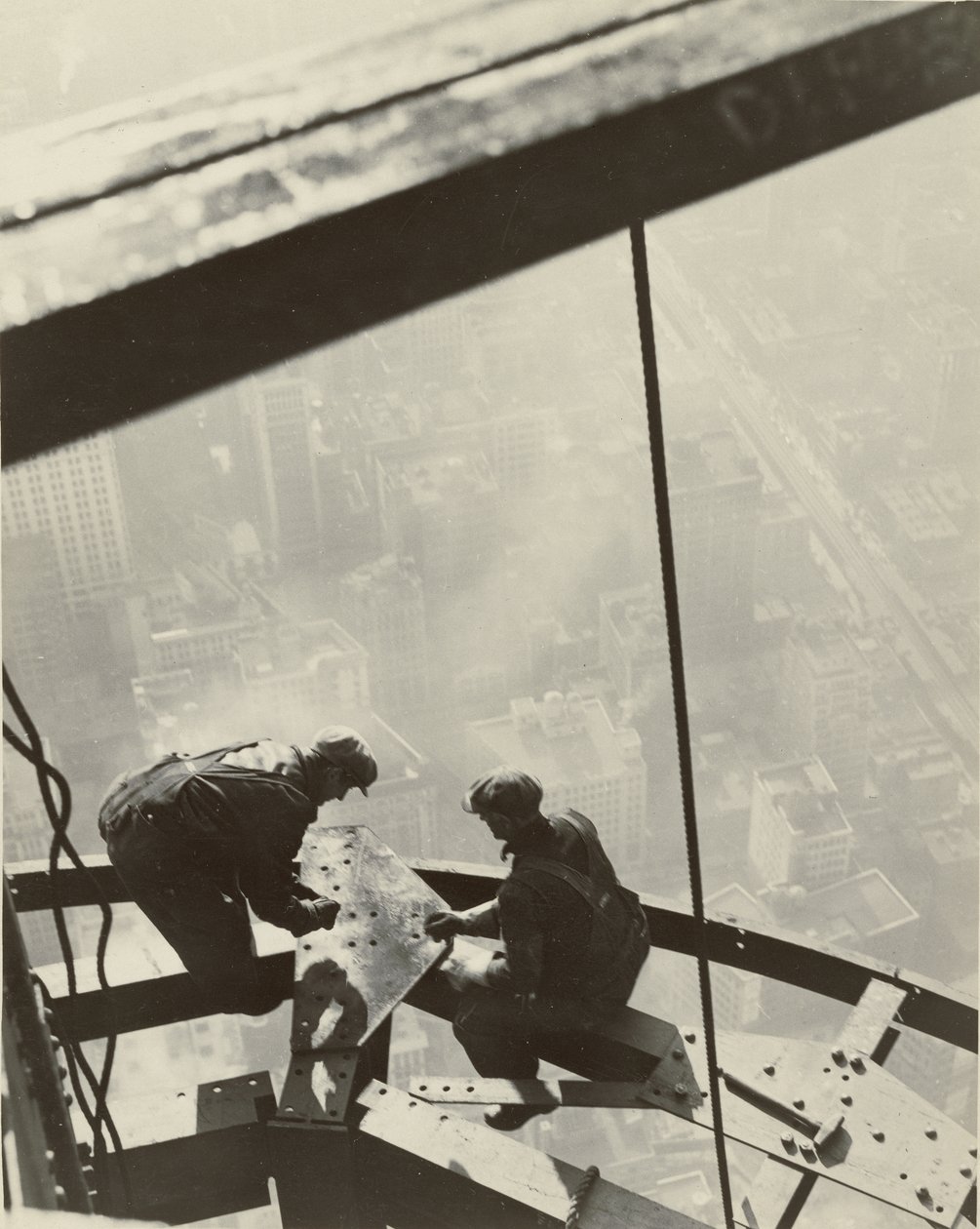Empire State Building, New York, 1931  by Lewis Wickes Hine
