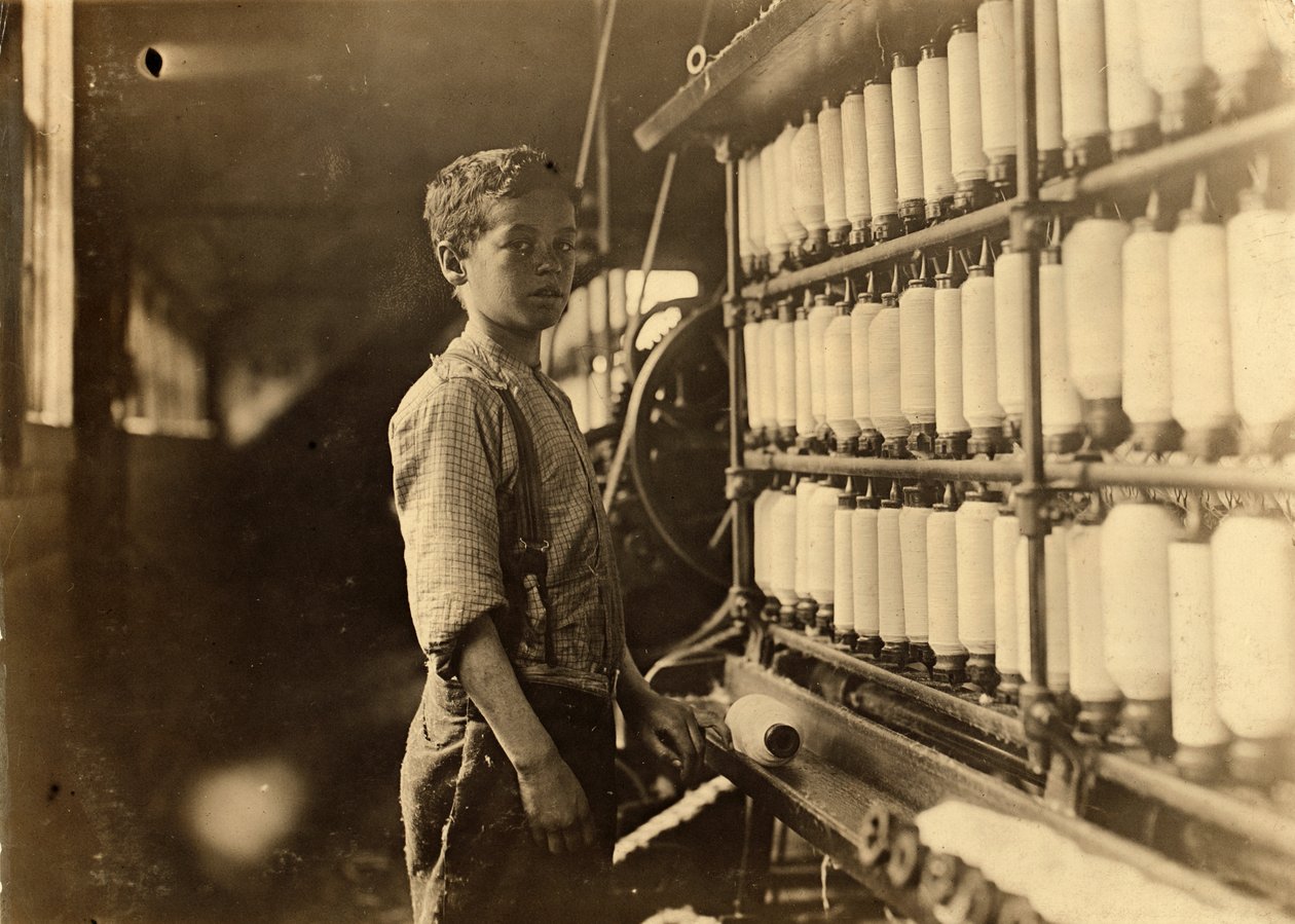 John Dempsey, 11 veya 12 yaşında, Jackson Mill, Fiskeville, Rhode Island