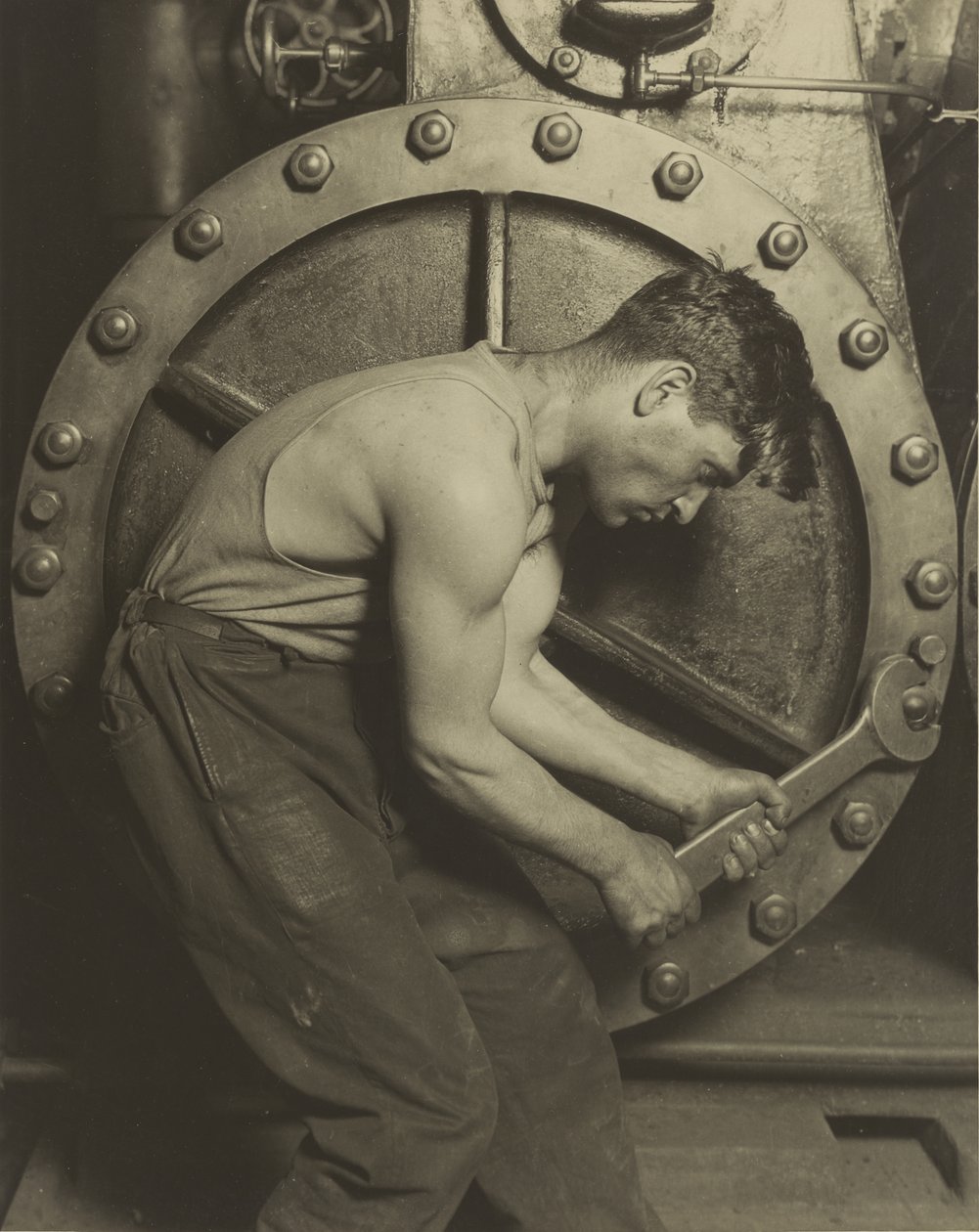 Mekanik ve Buhar Pompası, 1921 by Lewis Wickes Hine