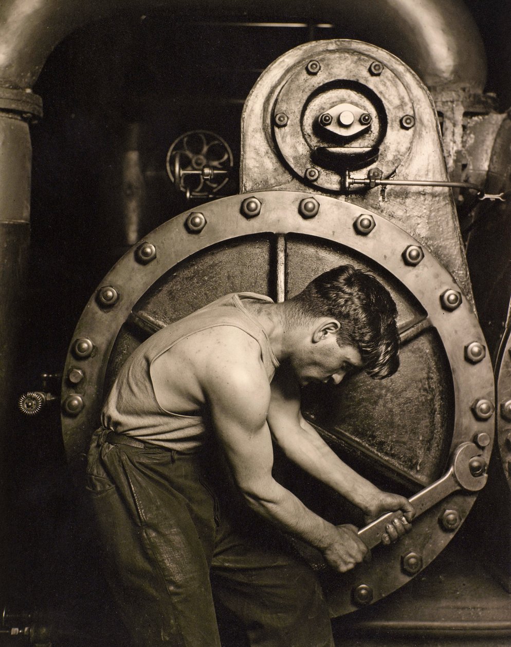 Santral Tamircisi, c.1924 by Lewis Wickes Hine