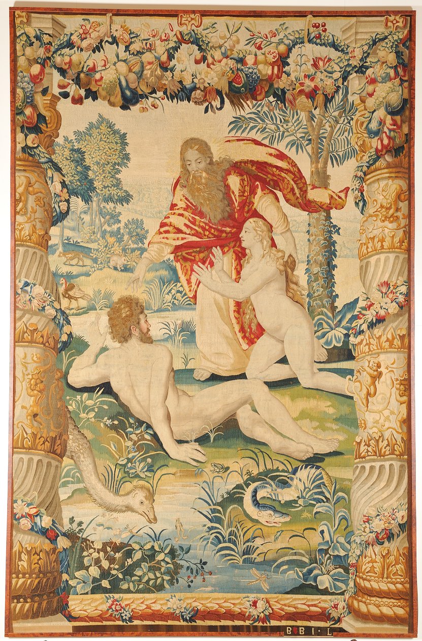 Adem ve Havva Goblen, c. 1650-1660 by Leyniers Workshop