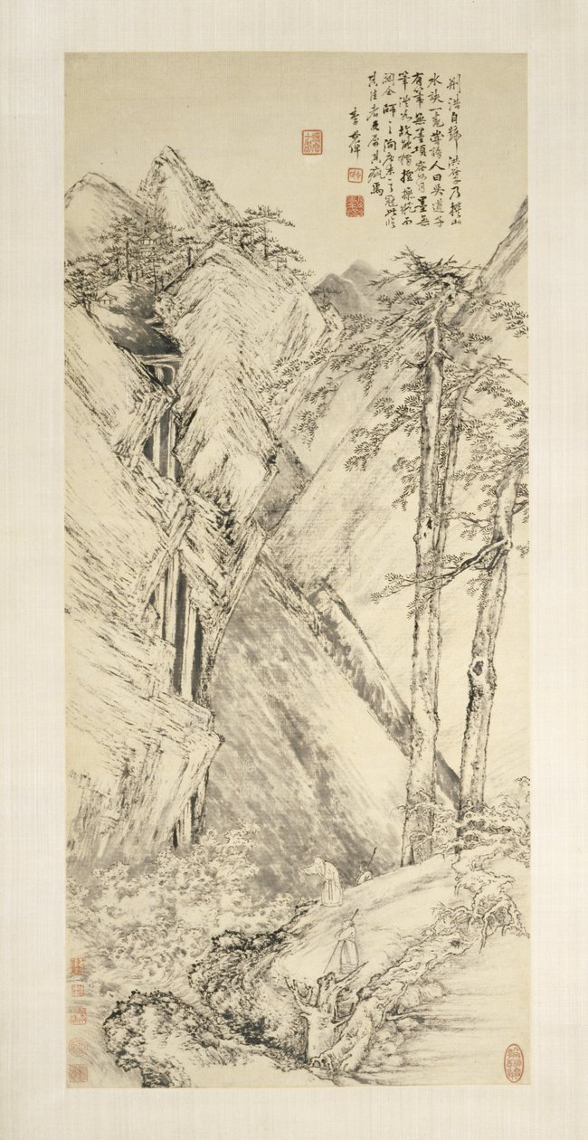 jin GH AO ve guan maşadan sonra manzara, 1690-1770. by Li Shizhuo