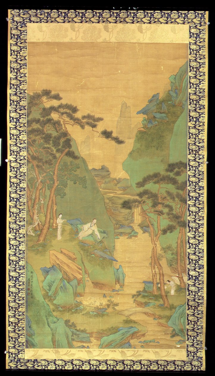 Şelaleyi Dinleyen Bilgin by Li Shizuo