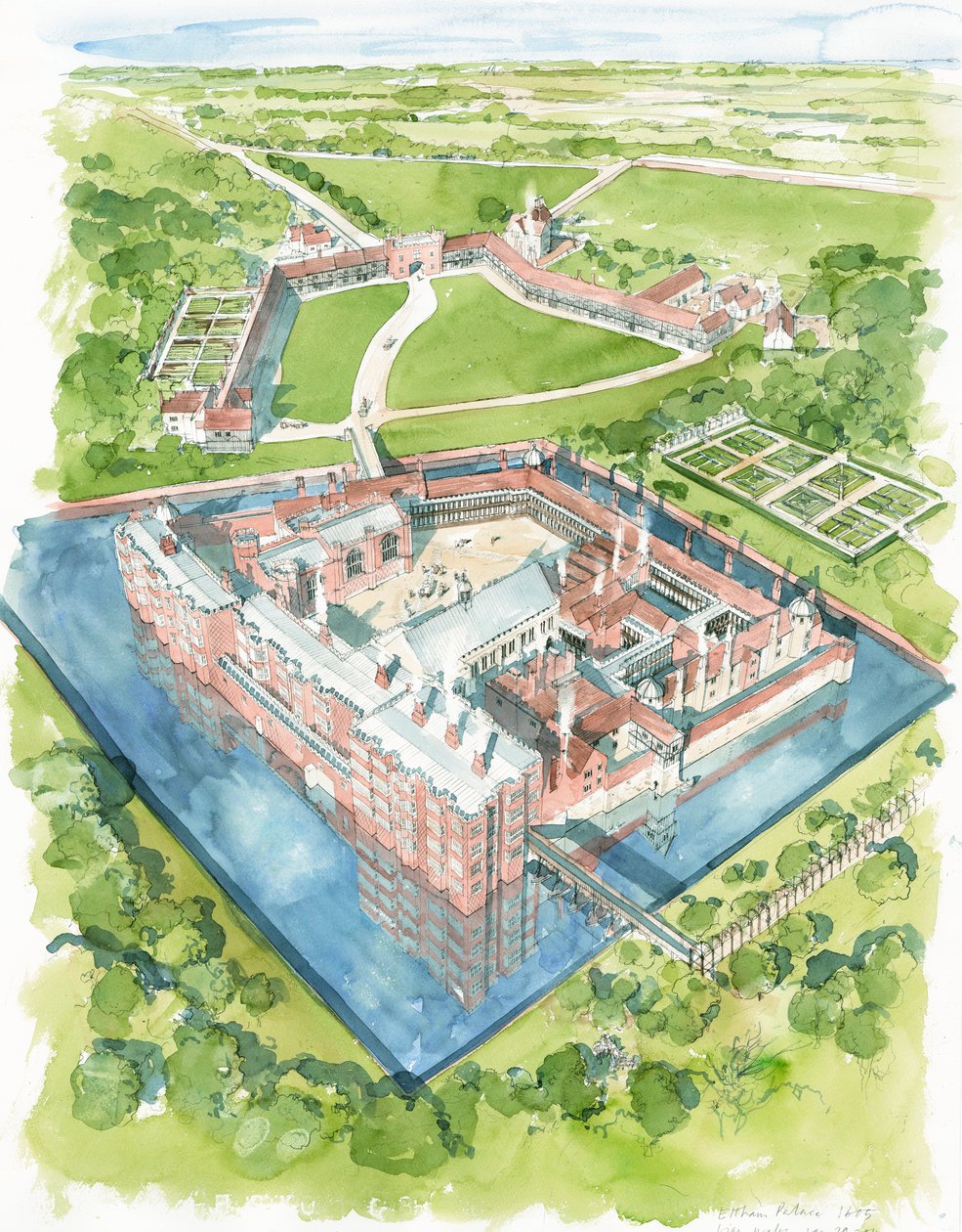 Eltham Sarayı, Greenwich, Londra, c1604 c2011 by Liam Wales