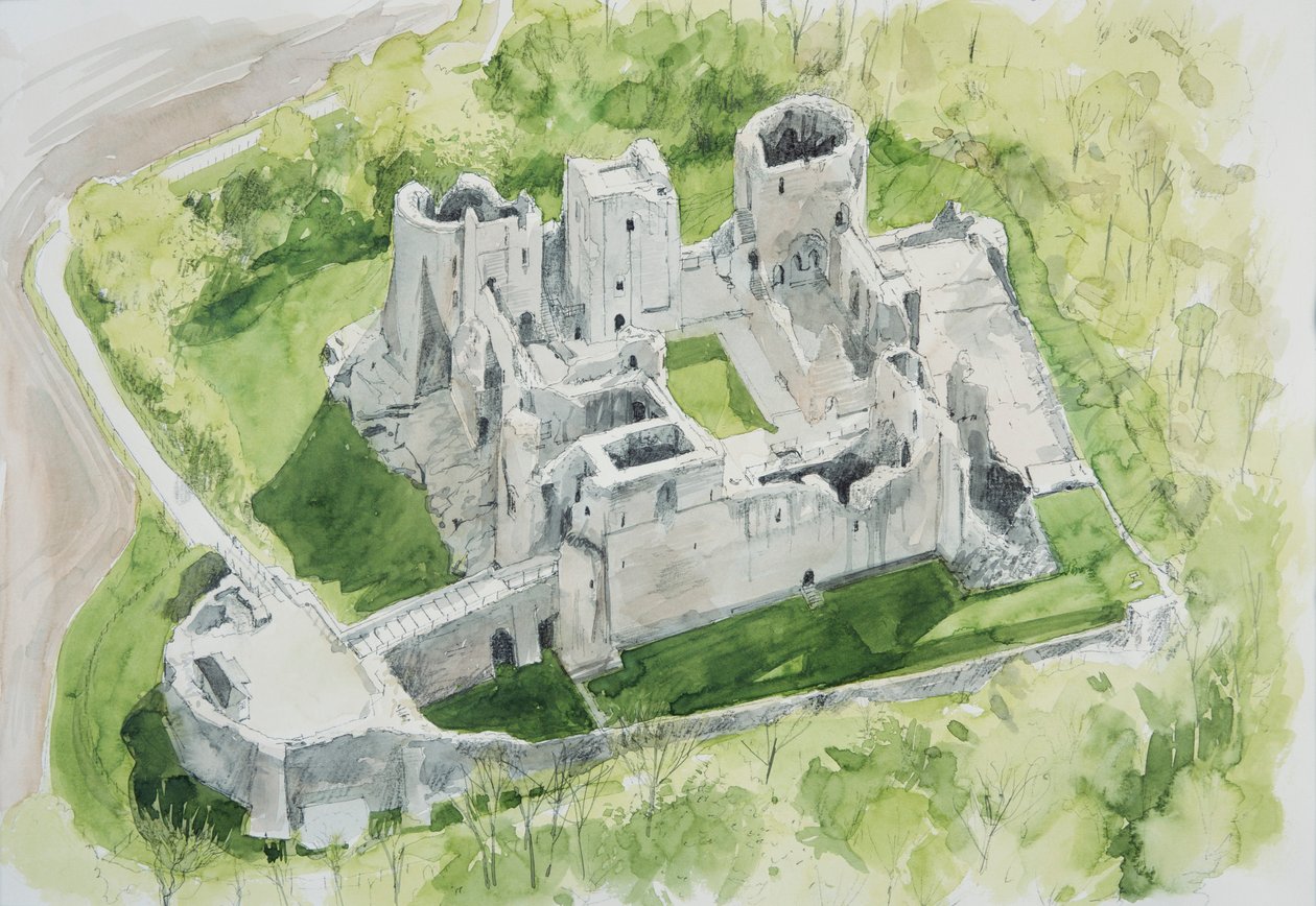 Goodrich Kalesi, Herefordshire, c1994-c2005 by Liam Wales