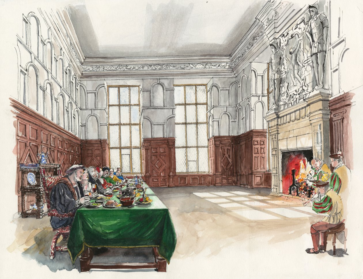 Hardwick Eski Salon, 1601, c2000-2010 by Liam Wales