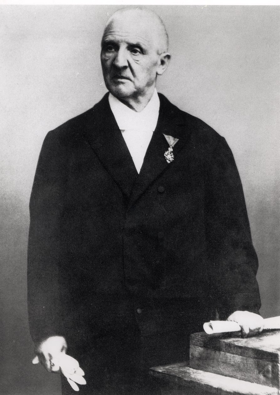 Anton Bruckner (1824-96) (s/b fotoğraf) by Unbekannt Unbekannt