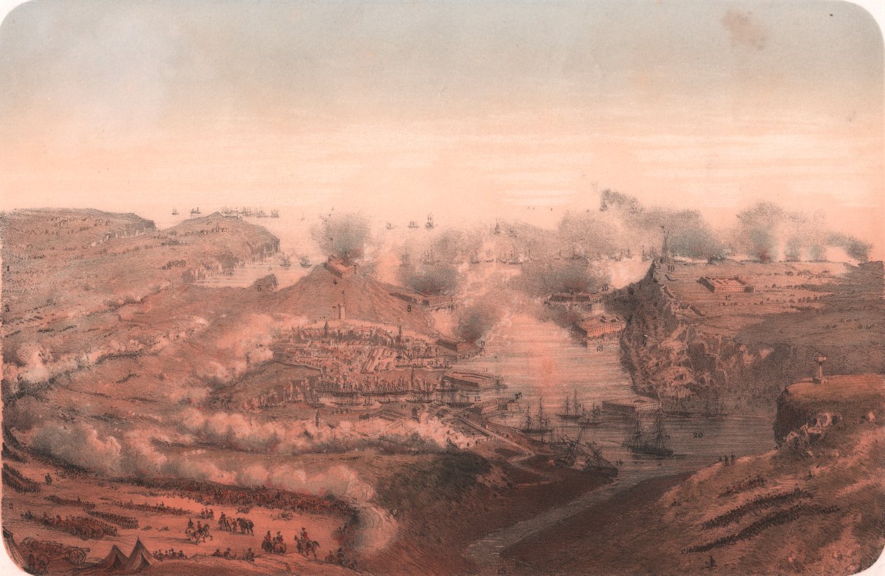 Sivastopol bombardımanı by Unbekannt Unbekannt