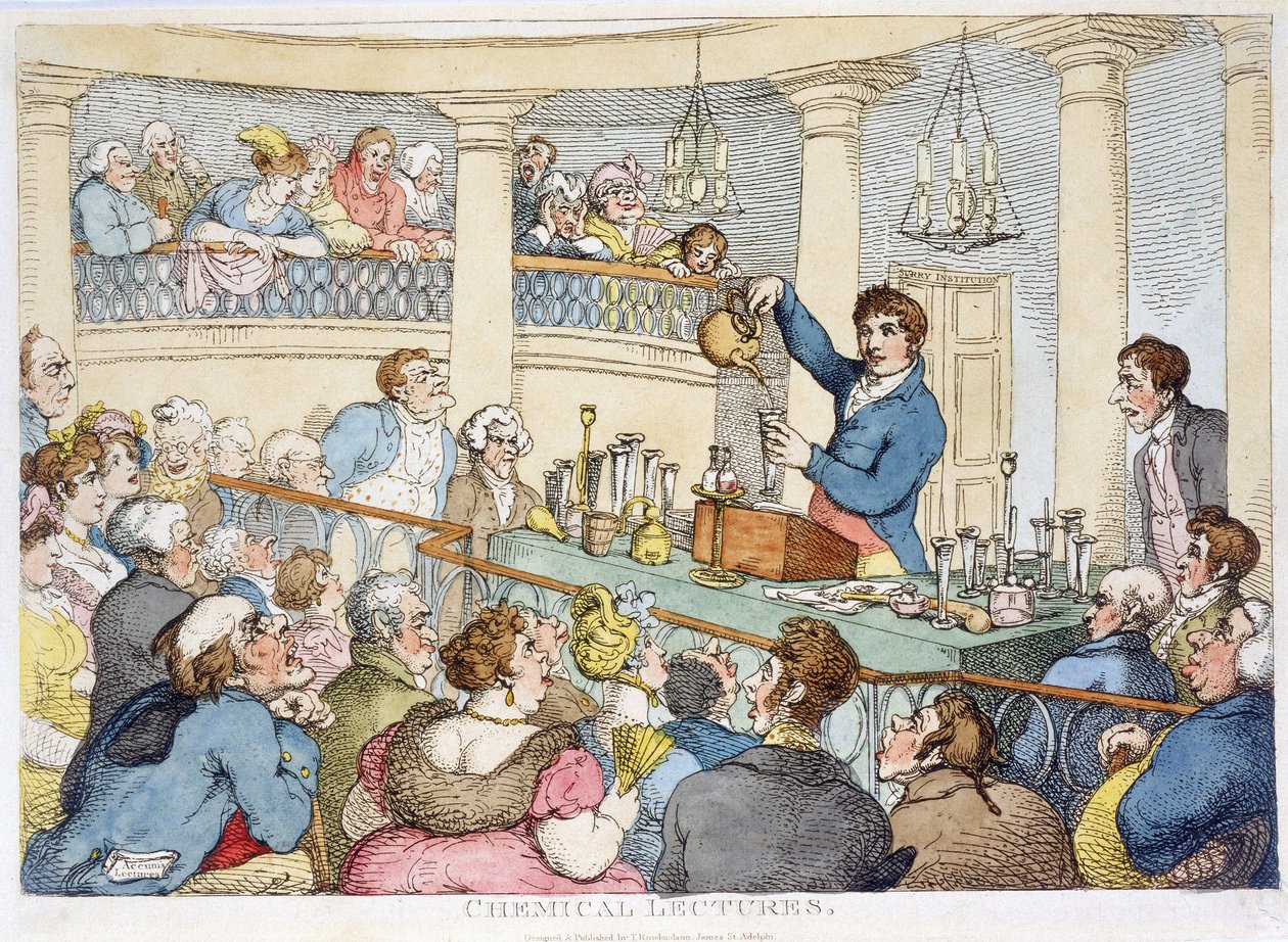 Kimya Dersleri, c 1810 by Unbekannt Unbekannt