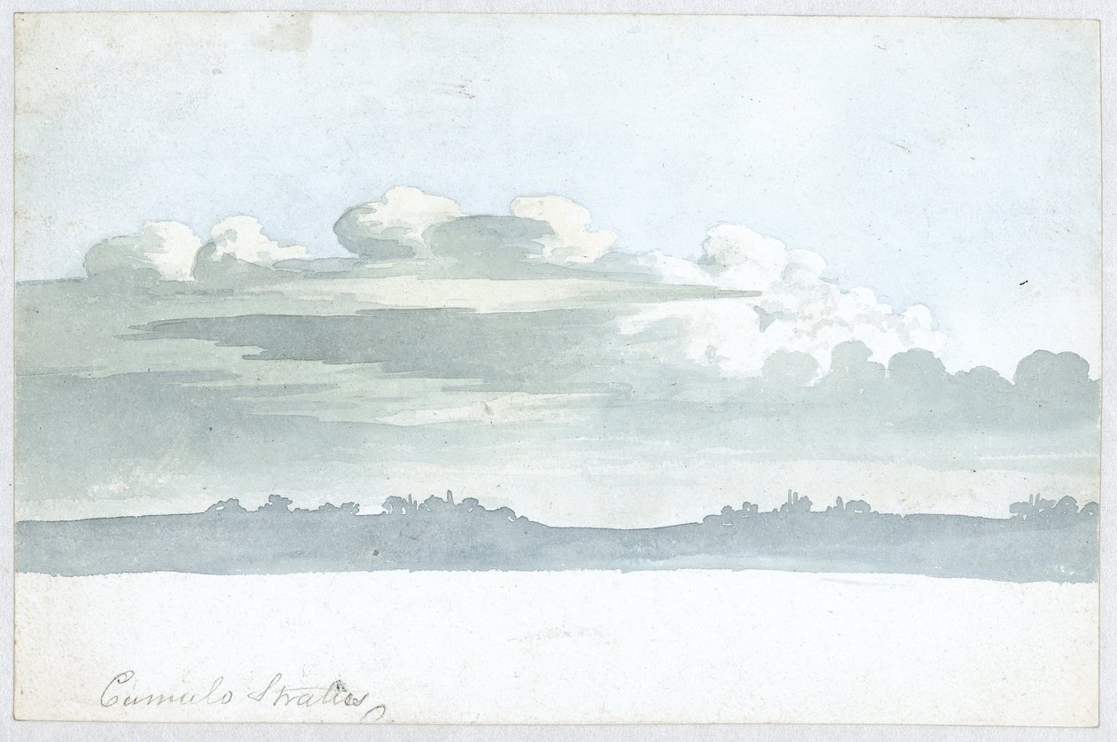 Luke Howard tarafından yapılan bulut çalışması, c 1808-1811 by Unbekannt Unbekannt