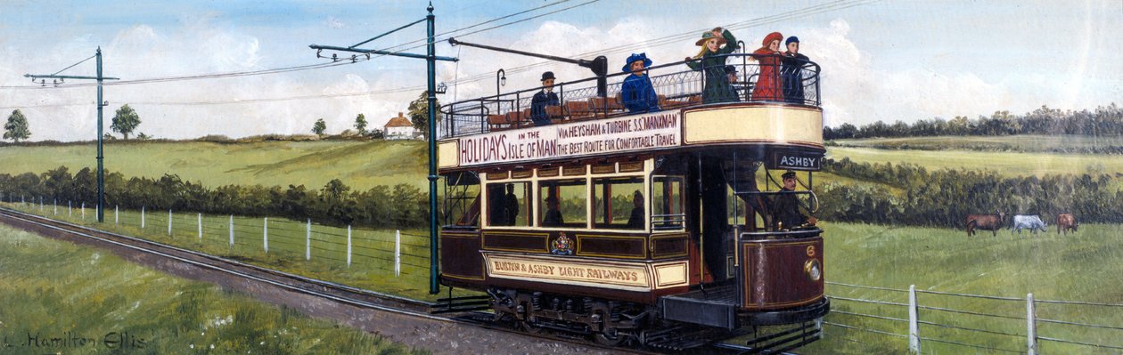 Burton & Ashby Hafif Demiryollarının elektrikli treni by Unbekannt Unbekannt