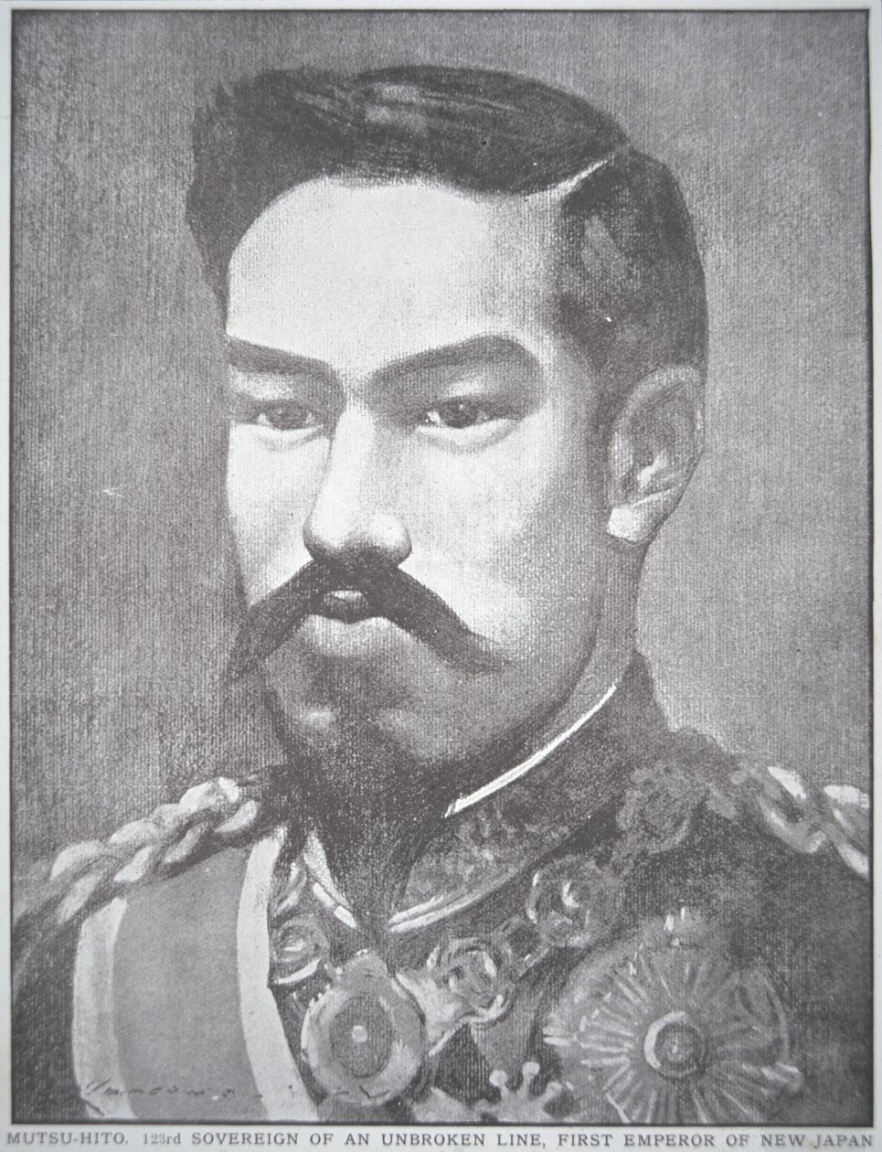 Japonya İmparatoru Mutsuhito (lito) by Unbekannt Unbekannt
