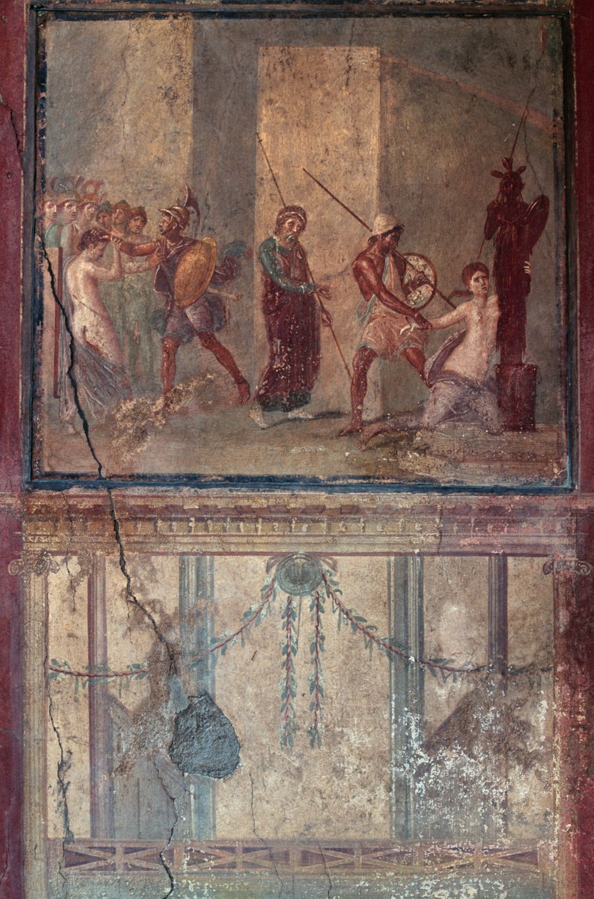 Fresk, Menander Evi, Pompeii (UNESCO Dünya Mirası Alanı) by Unbekannt Unbekannt