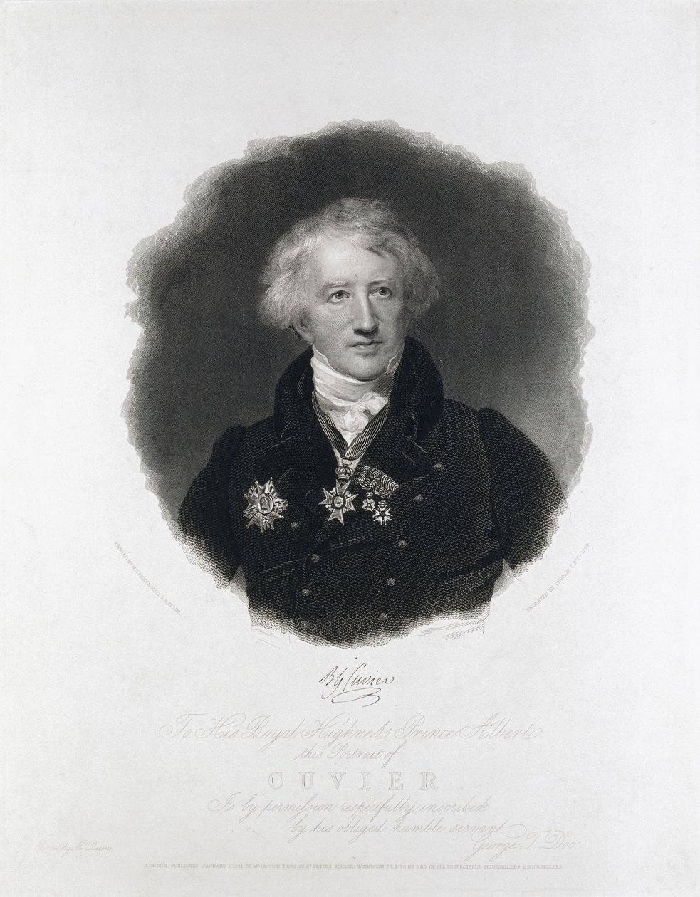 Georges Cuvier, Fransız anatomist by Unbekannt Unbekannt