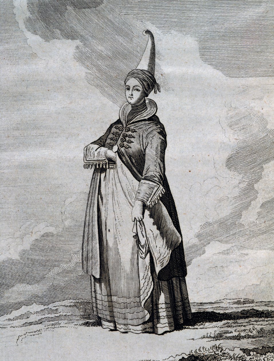 İzlandalı kadın, Yves-Joseph de Kerguelen-Tremarec (1734-1797) tarafından 1767 ve 1768 yılları arasında Kuzey Denizi