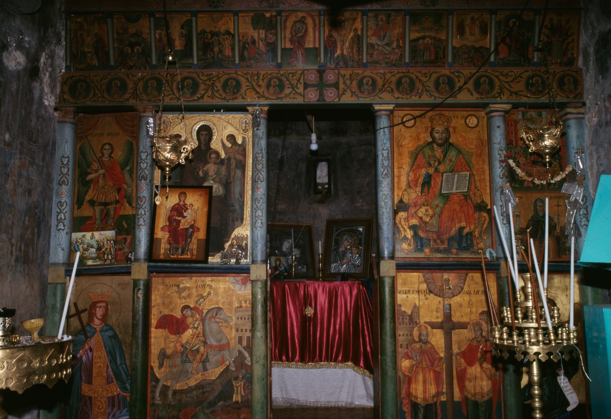 Agia Paraskevi, Anisaraki, Girit, Greeke korosunda ikonostasis (fotoğraf) by Unbekannt Unbekannt