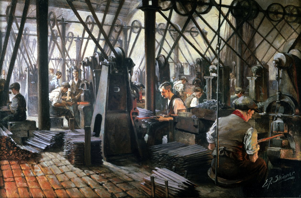 Demir ve Çelik, Dövme Dosyaları, Cyclops Steel and Iron Works, Sheffield, Yorkshire by Unbekannt Unbekannt