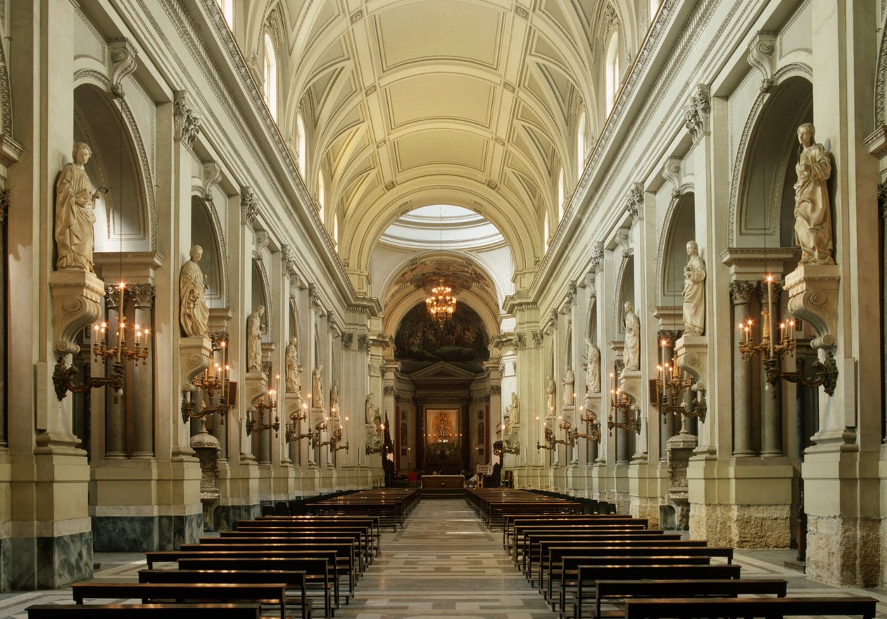 İtalya, Sicilya Bölgesi, Palermo, Katedral, İç, Nef by Unbekannt Unbekannt