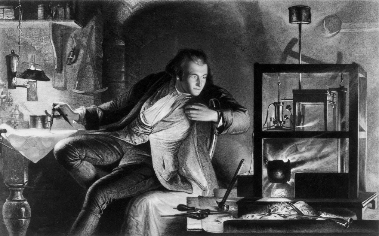 James Watt, İngiliz mühendis, genç bir adam olarak, 1769 dolayları by Unbekannt Unbekannt