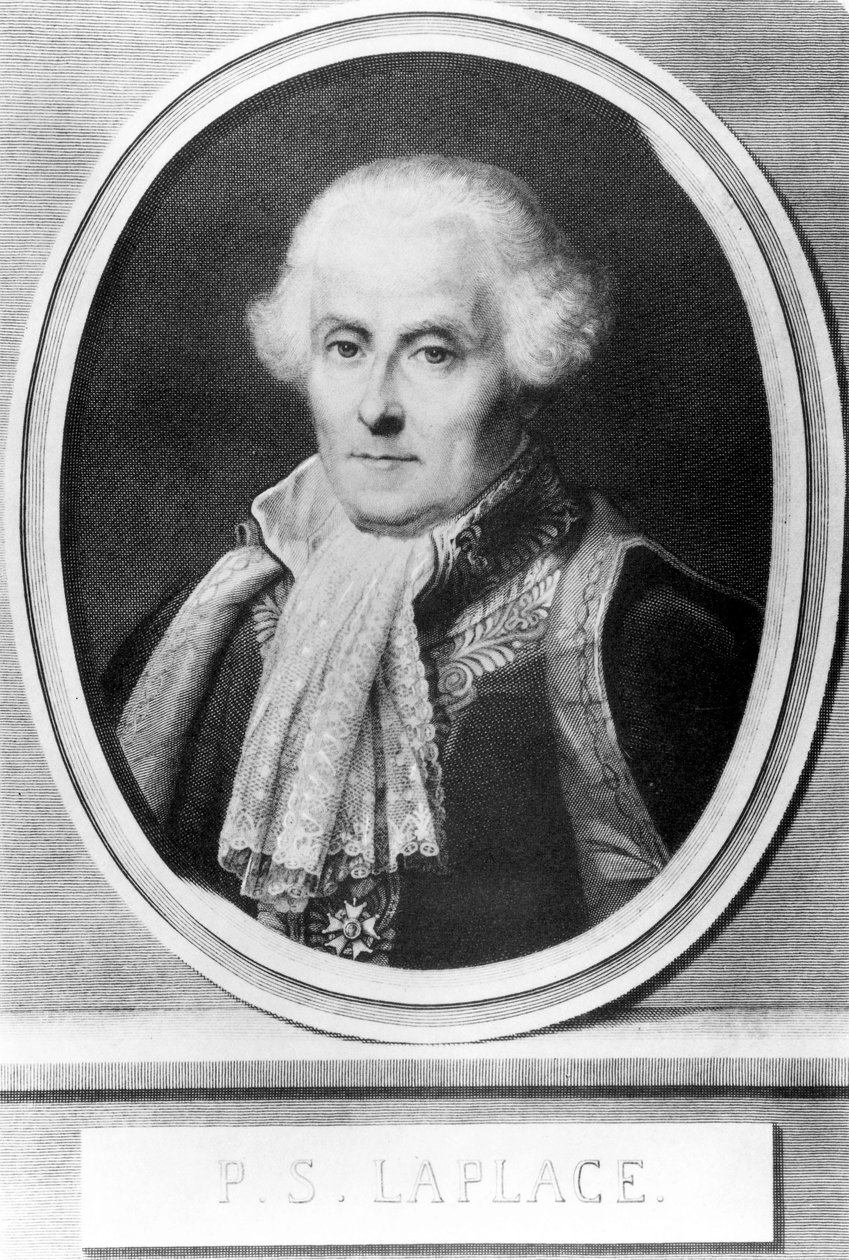 Pierre Simon, Fransız doktor, matematikçi ve astronom, c 1800 by Unbekannt Unbekannt
