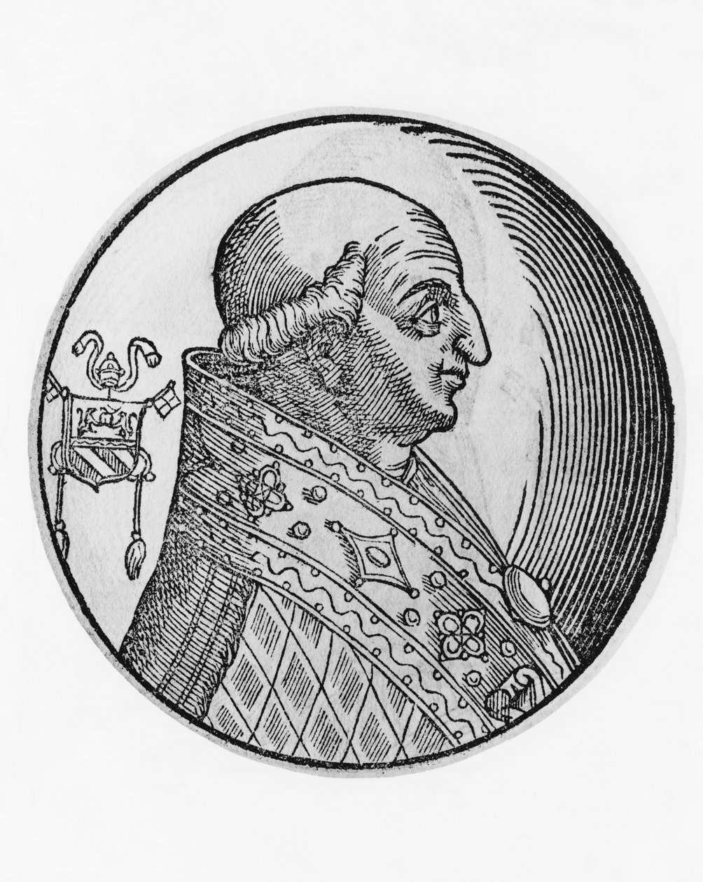 Aziz Gregory II (669-731) portresi, 715