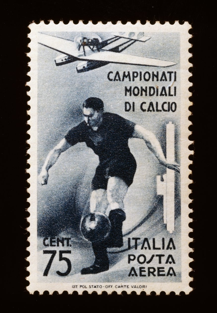 1934 FIFA Dünya Kupası için posta pulu, 75 sentlik hava posta pulu, İtalya, 20. yüzyıl by Unbekannt Unbekannt