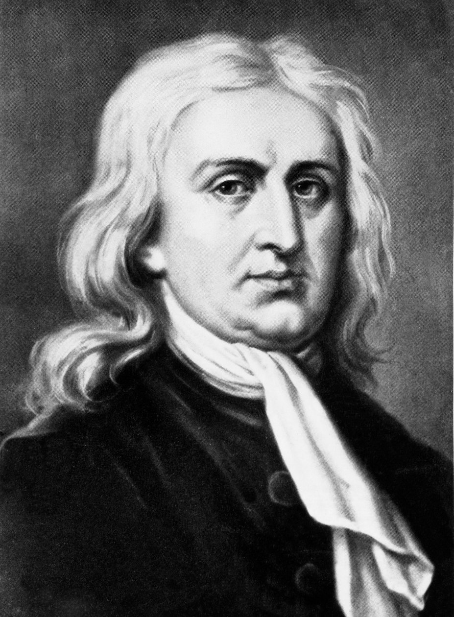 Sir Isaac Newton (s/b fotoğraf) by Unbekannt Unbekannt