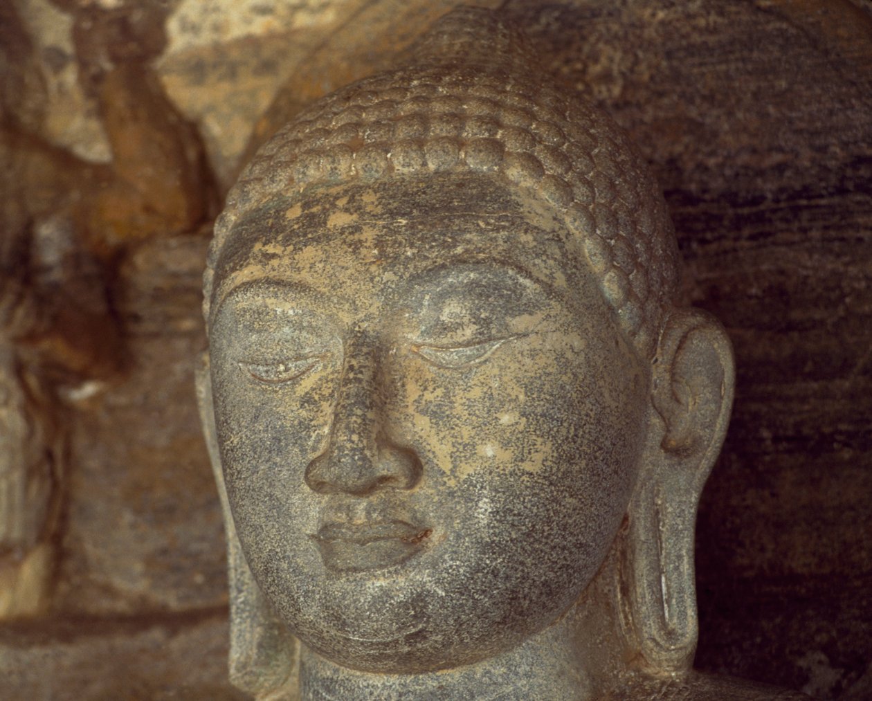 Sri Lanka, Polonnaruwa, Gal Vihara Buda heykelinin detayı(UNESCO Dünya Mirası Listesi) by Unbekannt Unbekannt