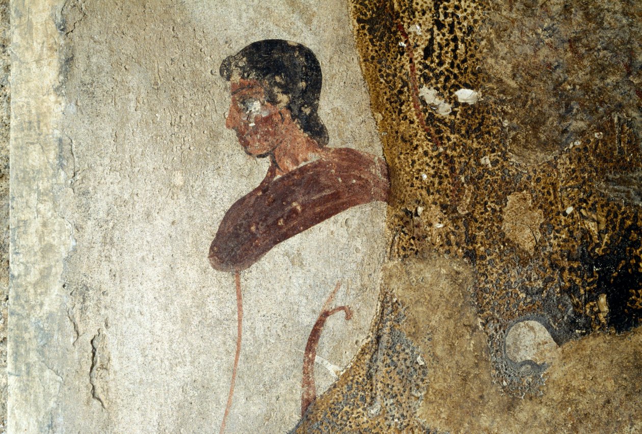 Genç adam, Paestum, Campania, İtalya, Antik Yunan uygarlığı, Magna Graecia