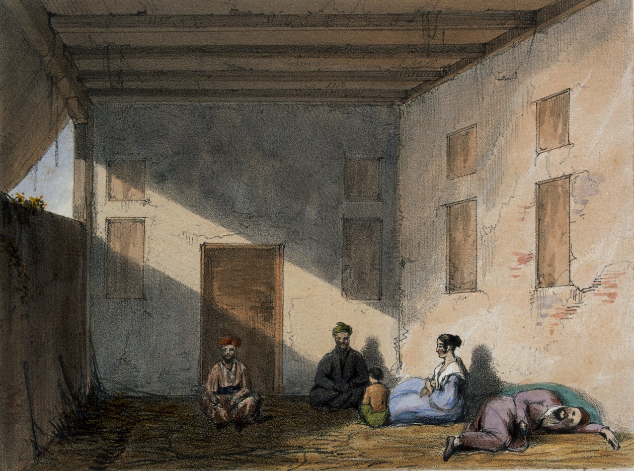 Hapishane Sahnesi, 1842 by Lieutenant Vincent Eyre