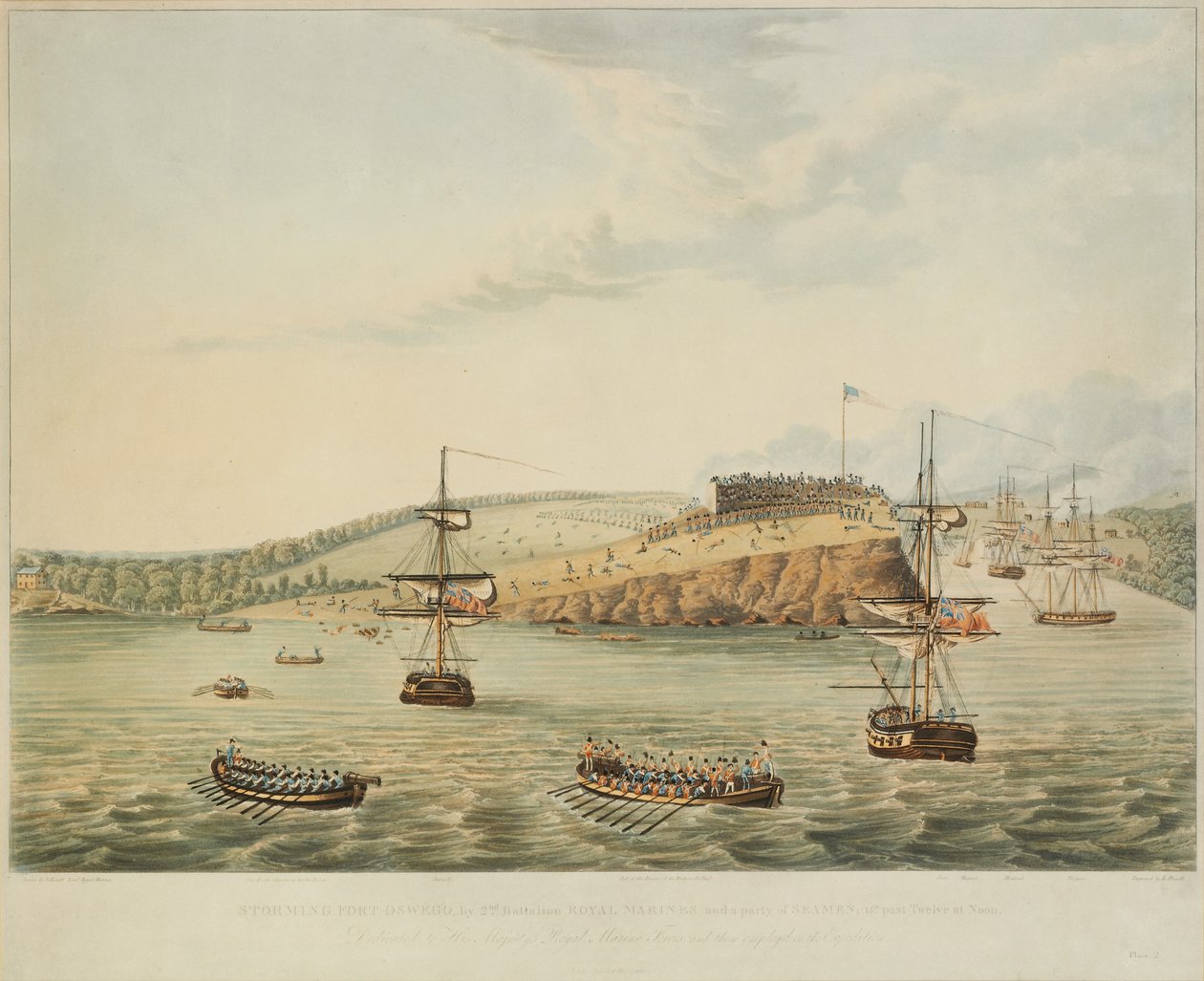 Fort Oswego, Ontario Gölü, Kuzey Amerika