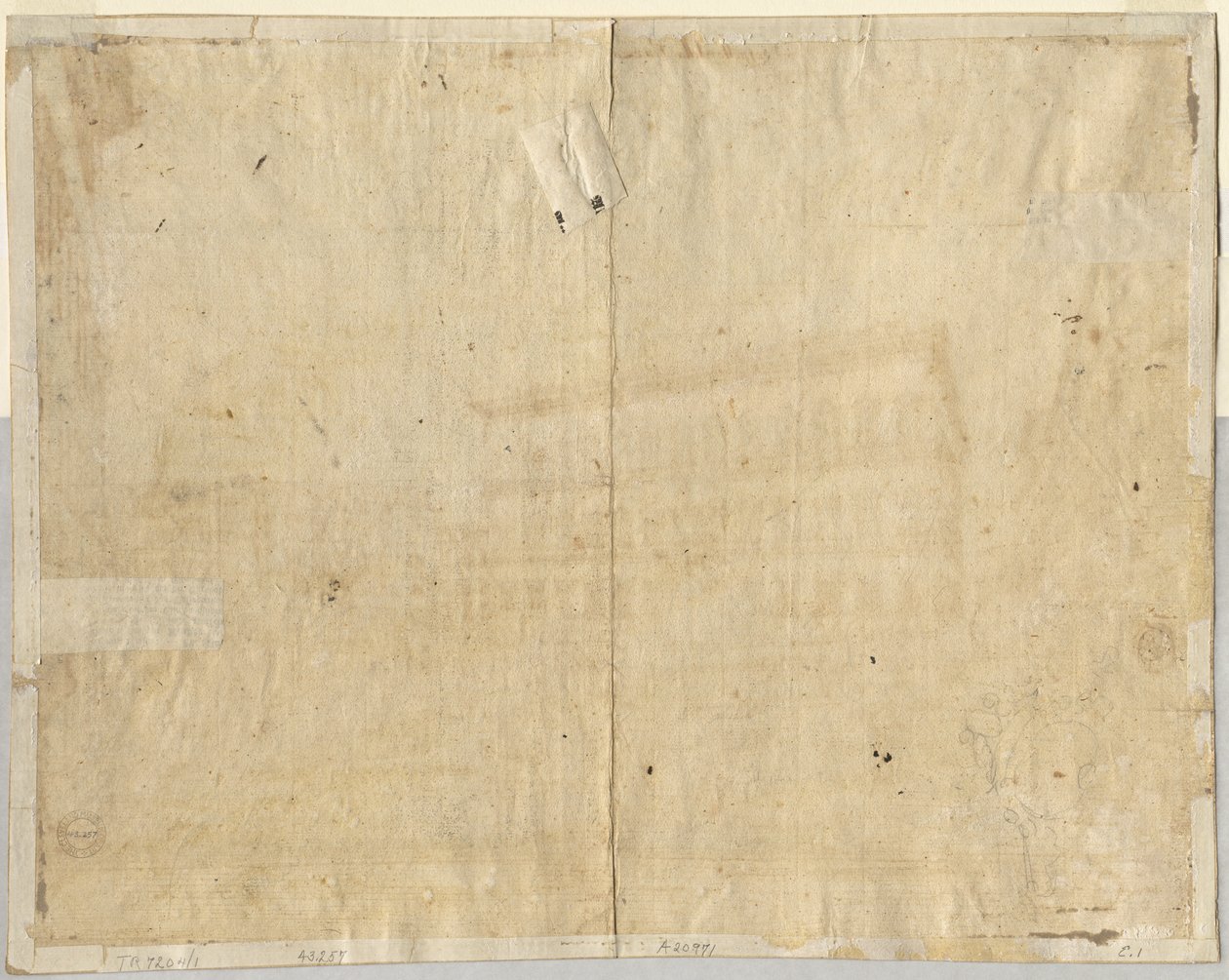 Verso kartuş, 1664. by Lievin Cruyl