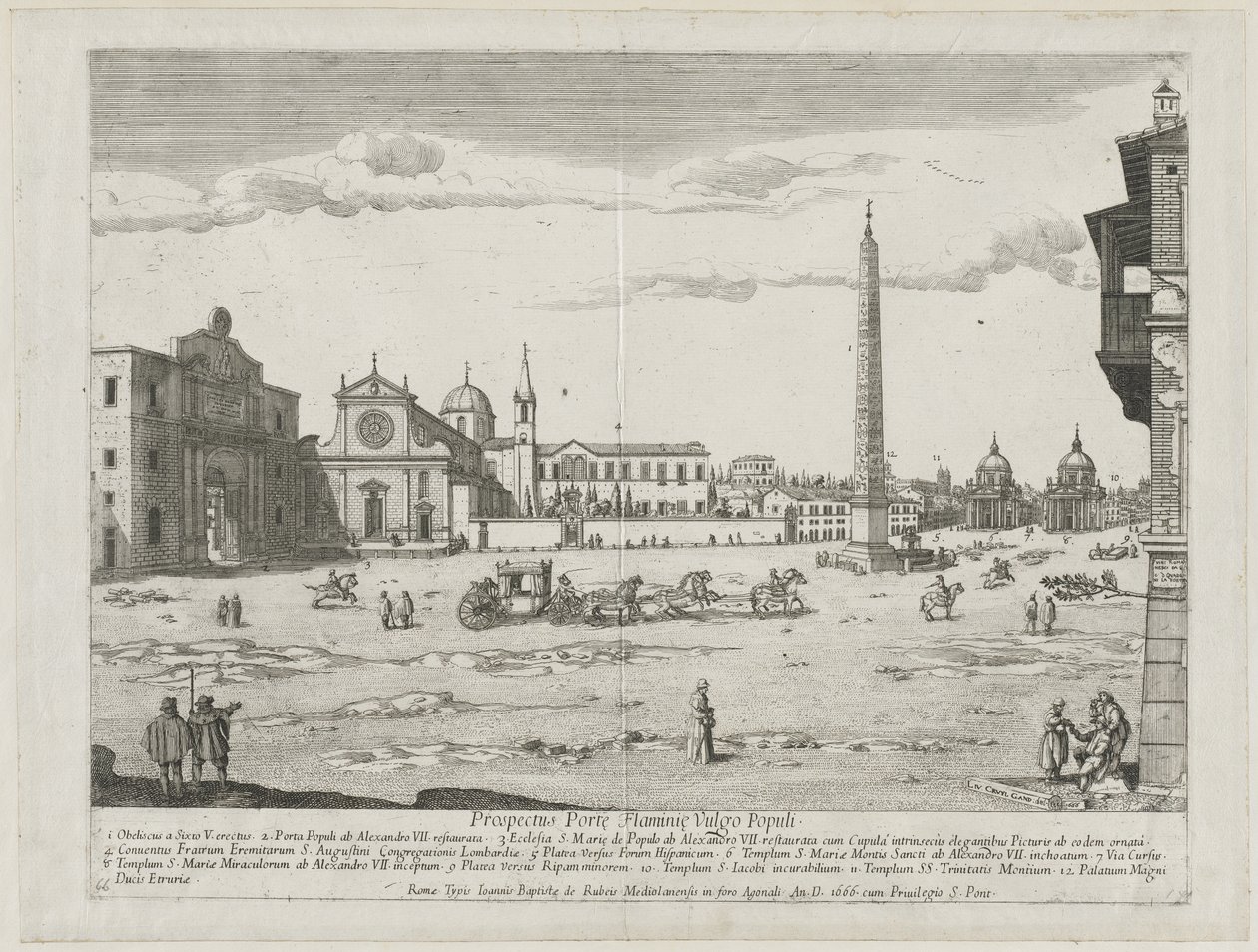 "Roma şehrinin Locrum manzarası" by Lievin Cruyl