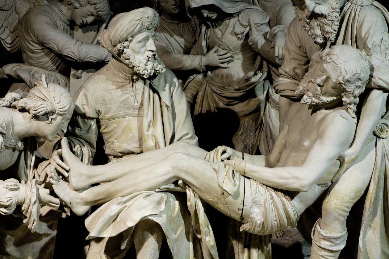 Meryem Ana'nın Mezarı ve Baygınlığı (taş) by Ligier Richier