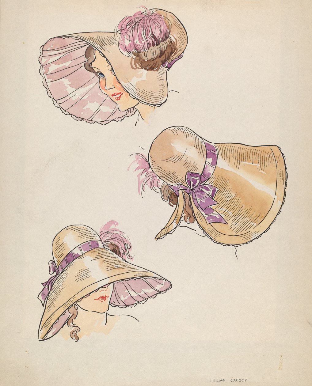 Bonnet, ç. 1936. by Lillian Causey