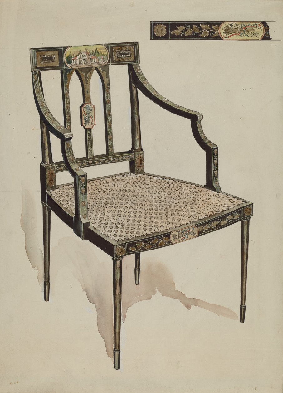 Sandalye, ç. 1936. by Lillian Causey