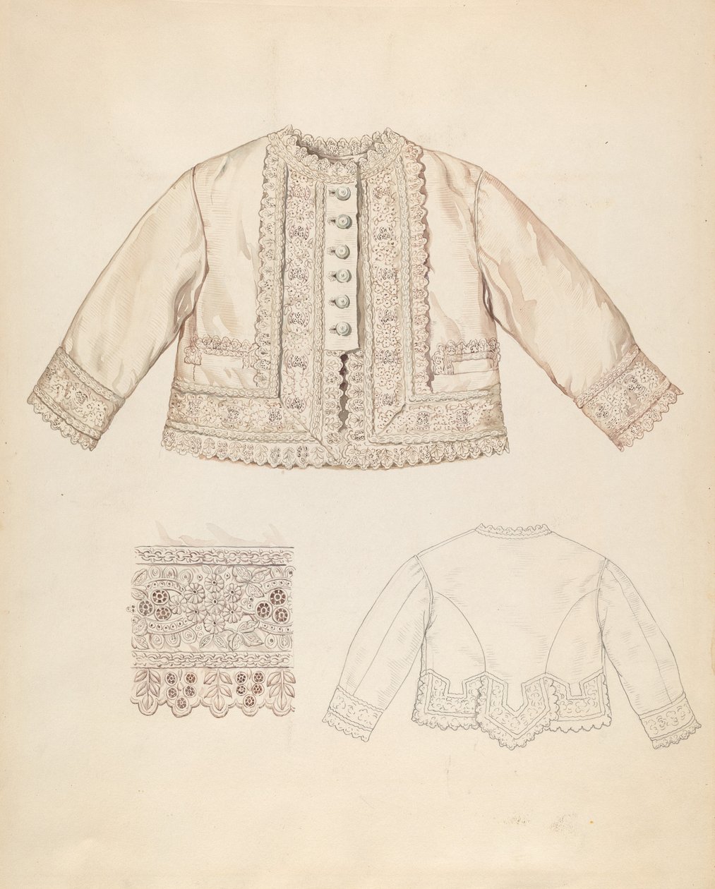 Ceket, ç. 1937. by Lillian Causey