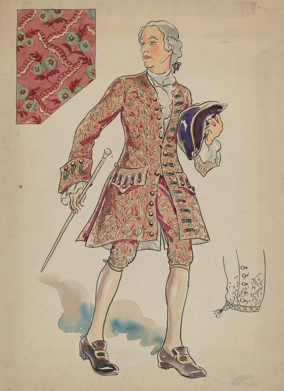Erkek Takım Elbise, c. 1936. by Lillian Causey