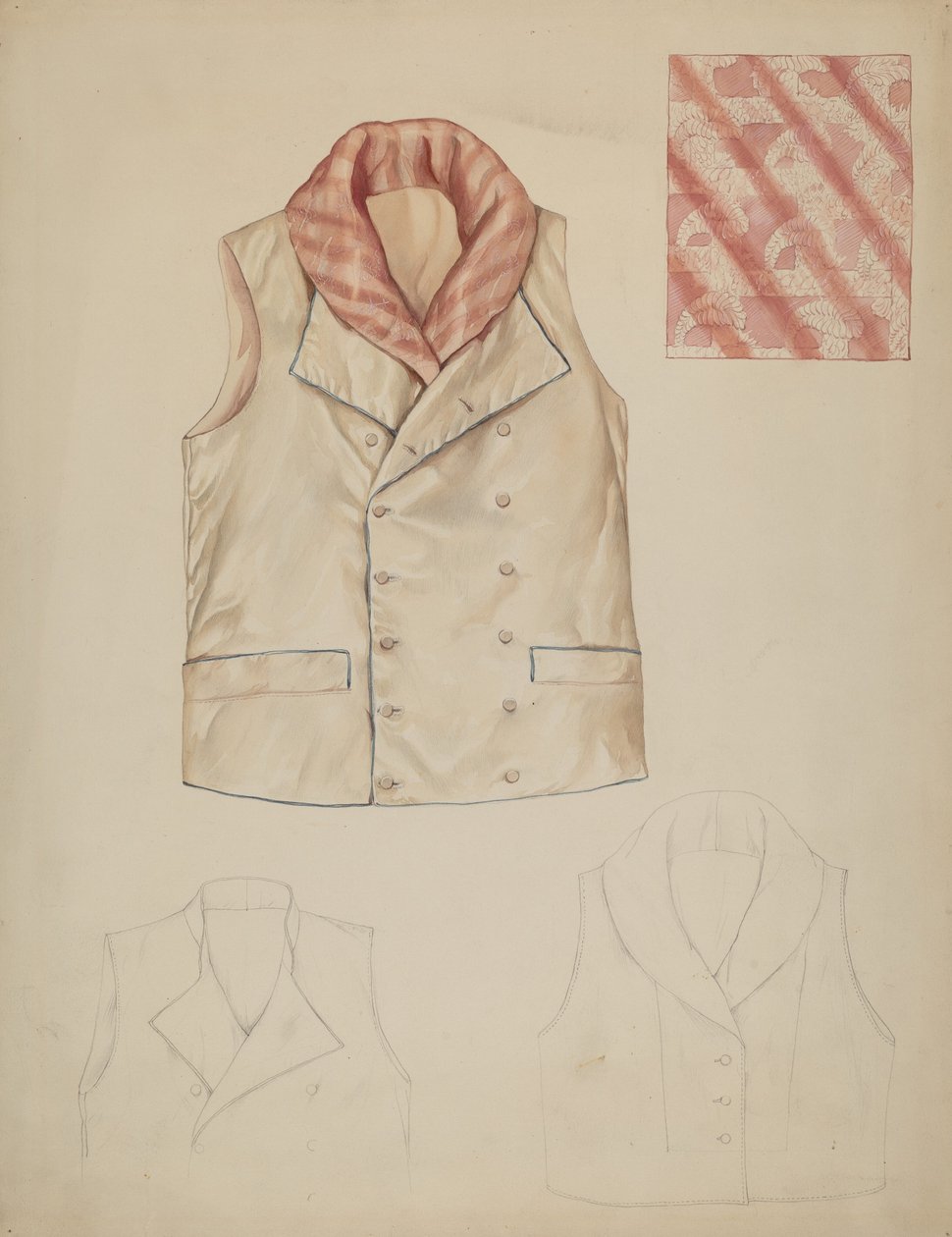 Yelek, ç. 1937. by Lillian Causey