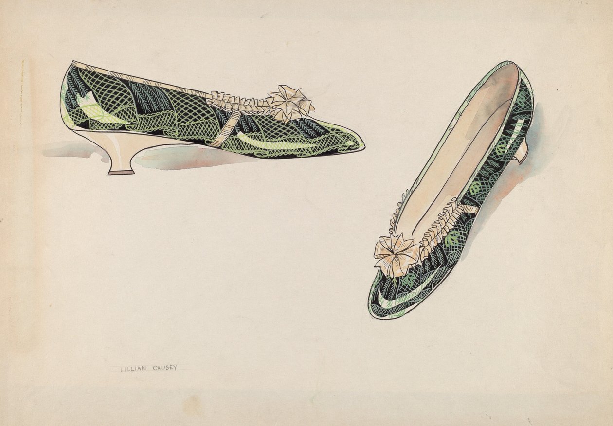 Kadın Terlikleri, c. 1936. by Lillian Causey