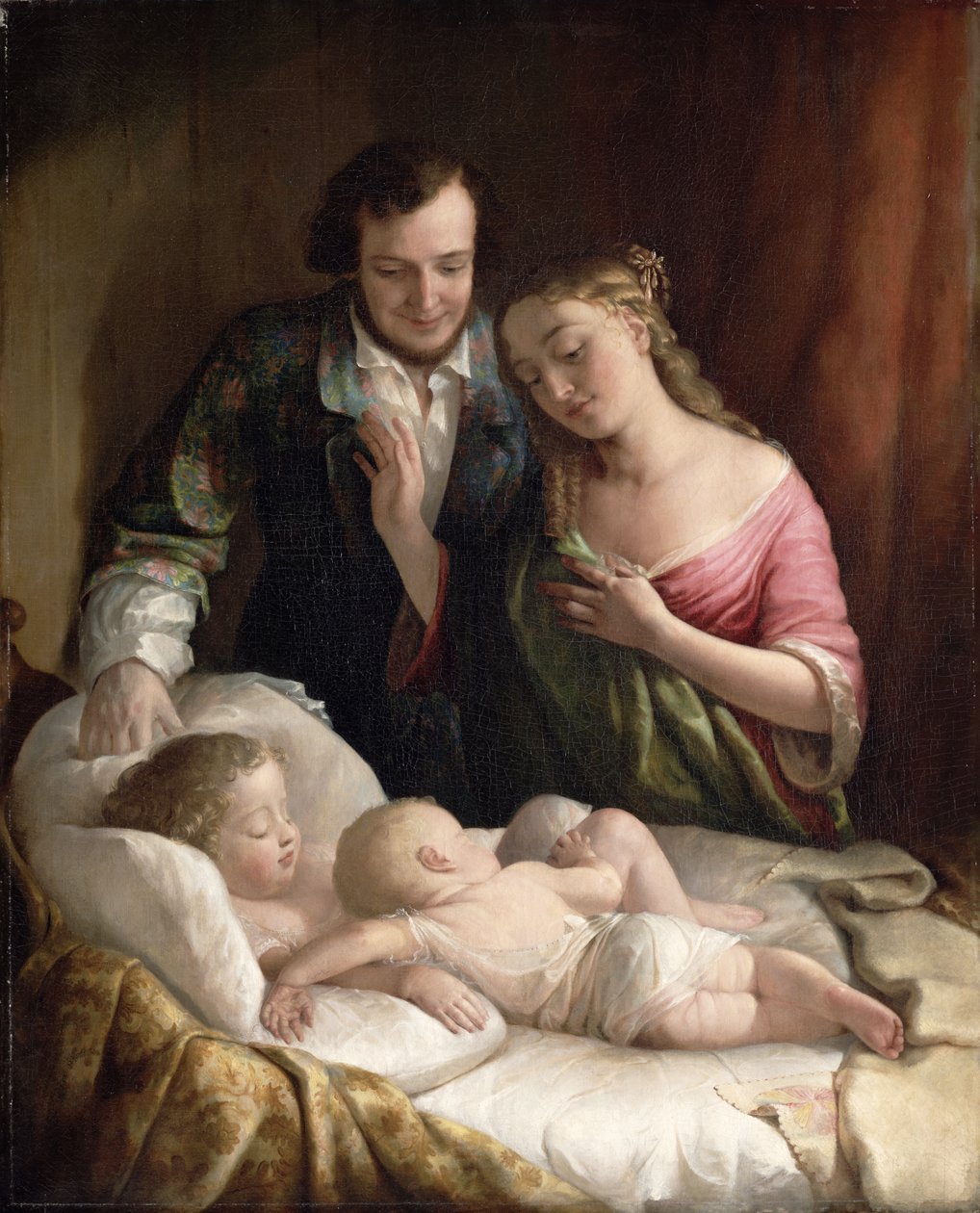 Aile içi Mutluluk, 1849 by Lilly Martin Spencer