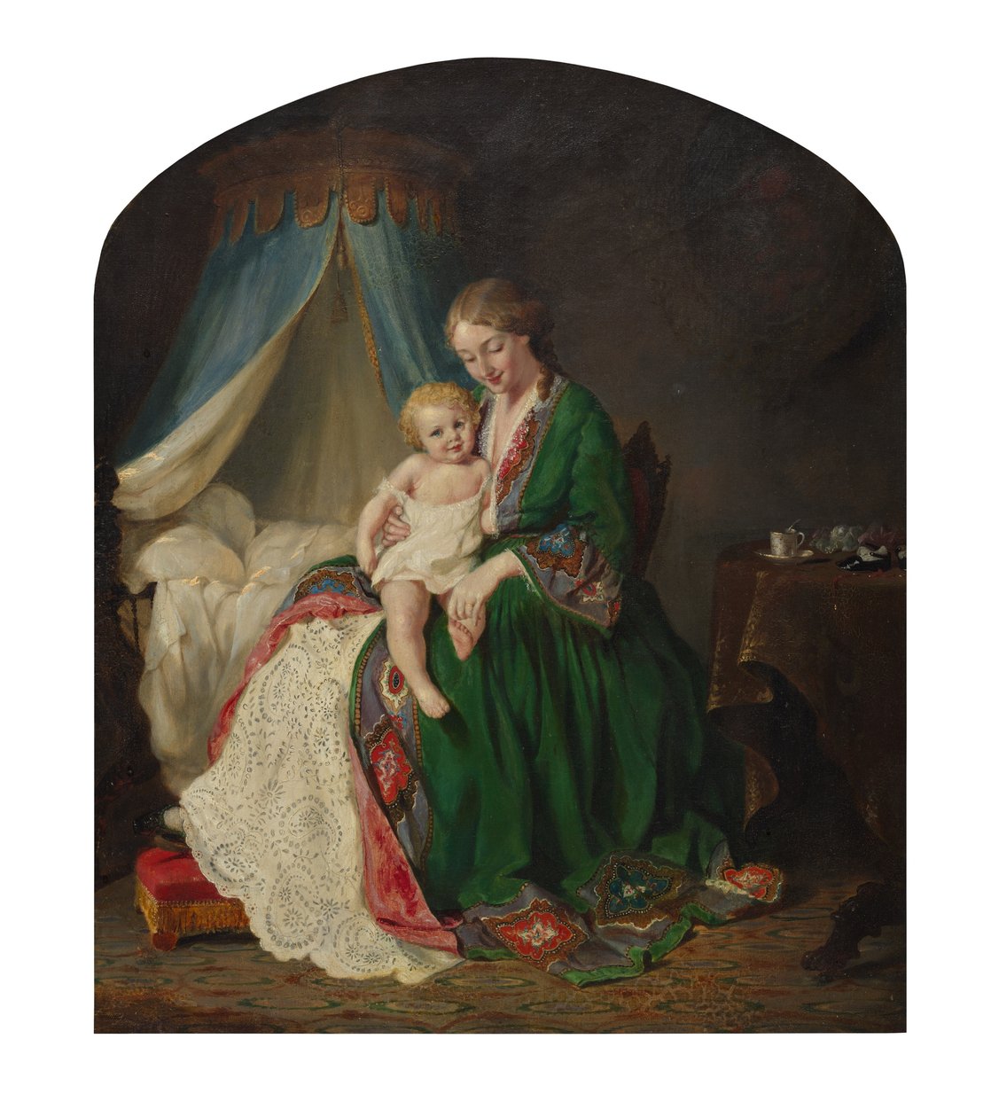 Bu Küçük Domuz Pazara Gitti by Lilly Martin Spencer