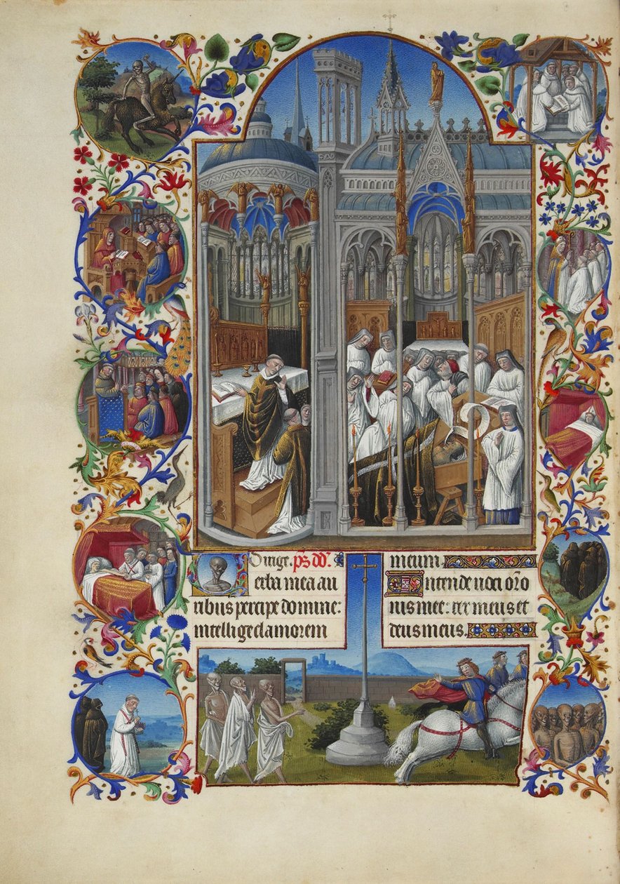 Très Riches Heures du duc de Berry Folio 86, verso - Raymond Diocrès