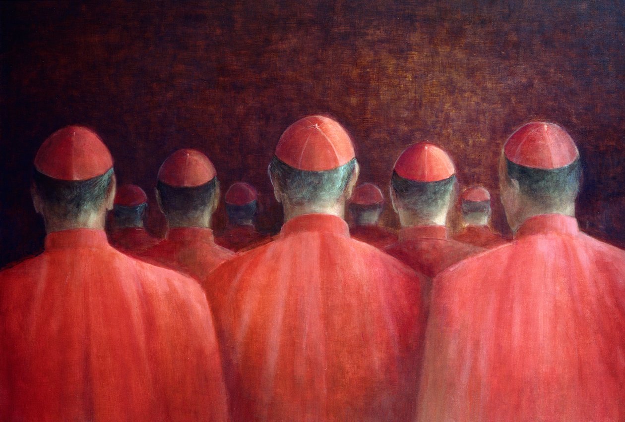 Kardinaller, 2005 (akrilik) by Lincoln Seligman