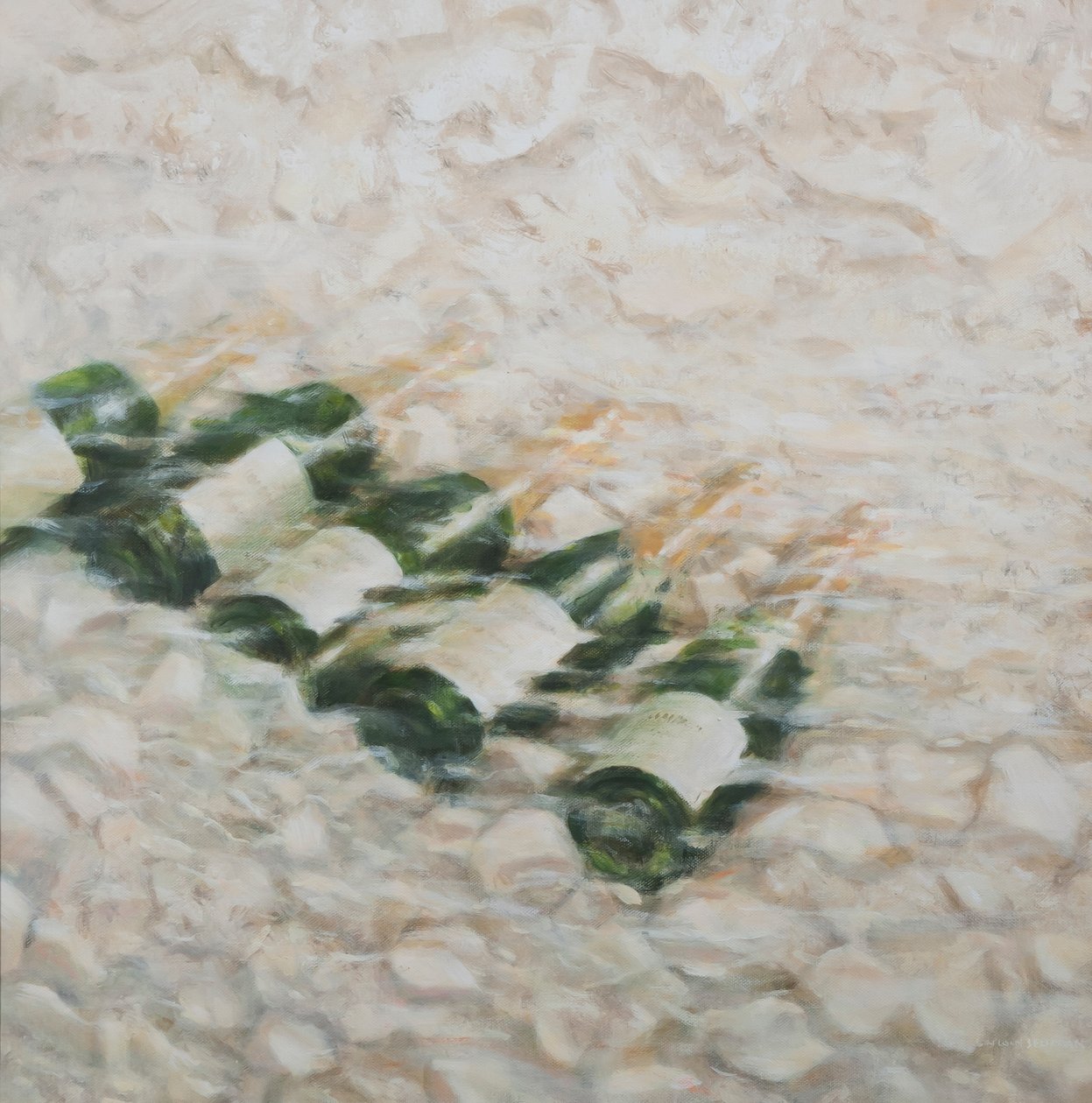 Şampanya Soğutma, 2012 (tuval üzerine akrilik) by Lincoln Seligman