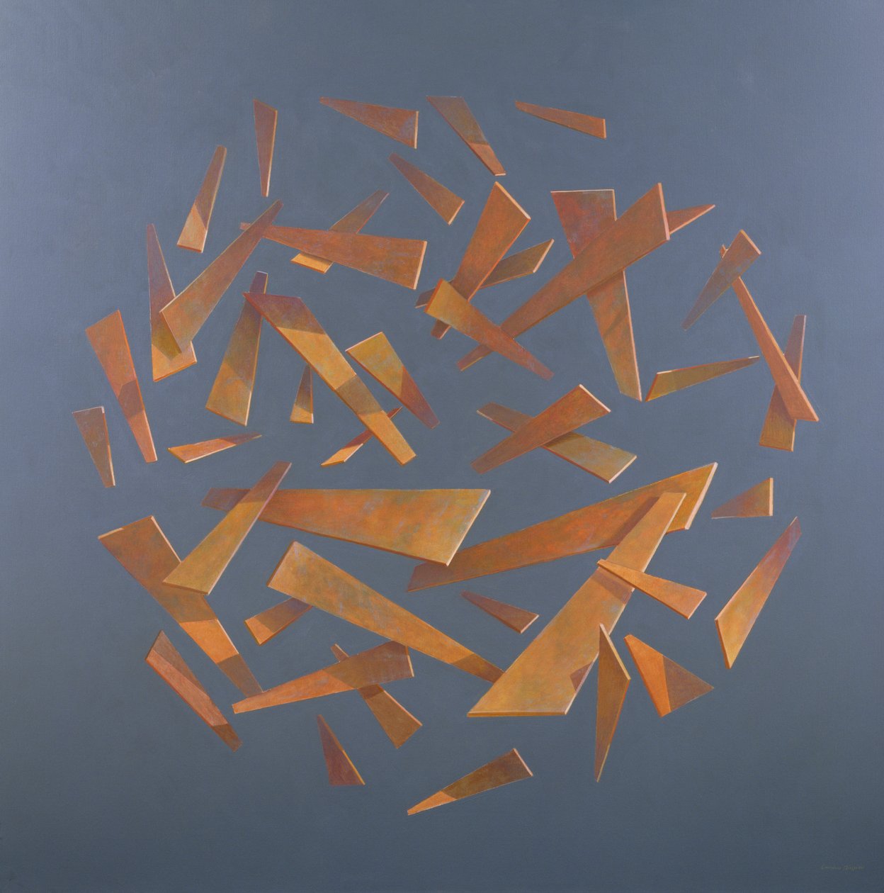 Deconstructed Sphere, 2005 (akrilik) by Lincoln Seligman