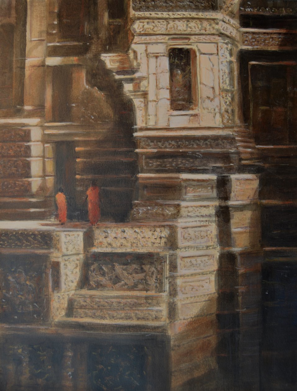 Ellora Mağaraları by Lincoln Seligman