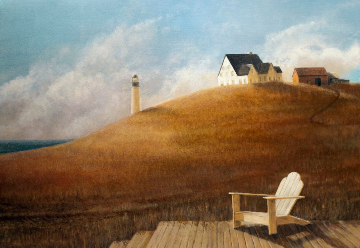 Maine Peyzaj, 2010 (tuval üzerine akrilik) by Lincoln Seligman