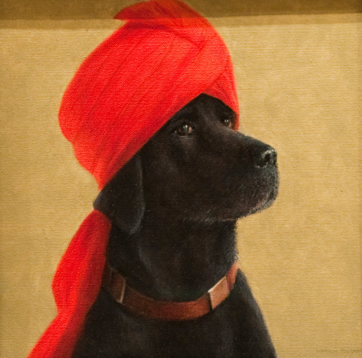 Dalgın Maharaja, 2010 (tuval üzerine akrilik) by Lincoln Seligman